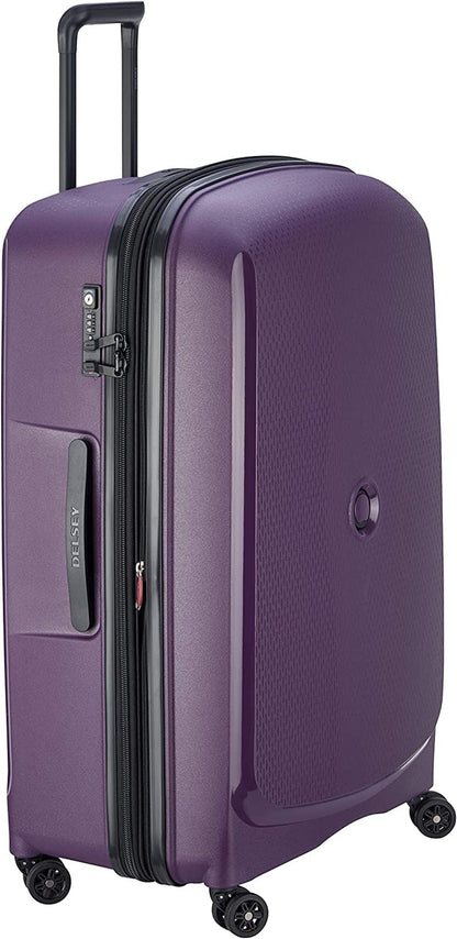 Delsey Adults-Unisex'S Suitcase, Purple, XL (83 Cm-123 L + 11 L) Clothing Luggage Luggage & Bags Luggage & Travel Gear Shoes & Jewelry Suitcases