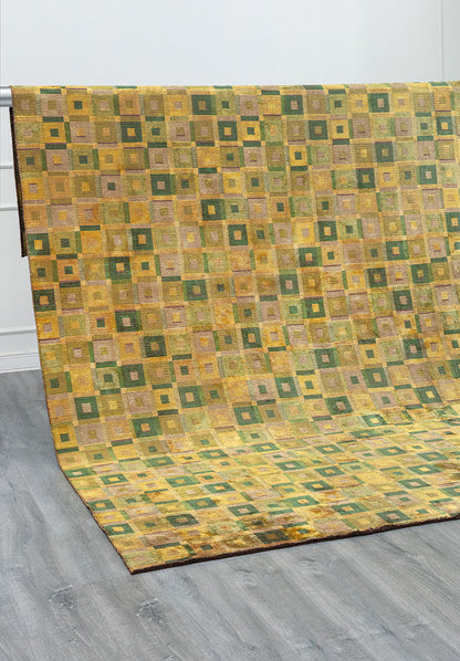 Lustre Yellow - Forest Green