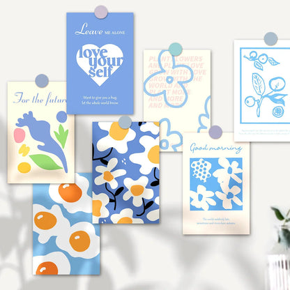 Vibrant Danish Pastel Wall Collage Kit