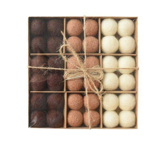 36pcs Wool Christmas Tree Balls