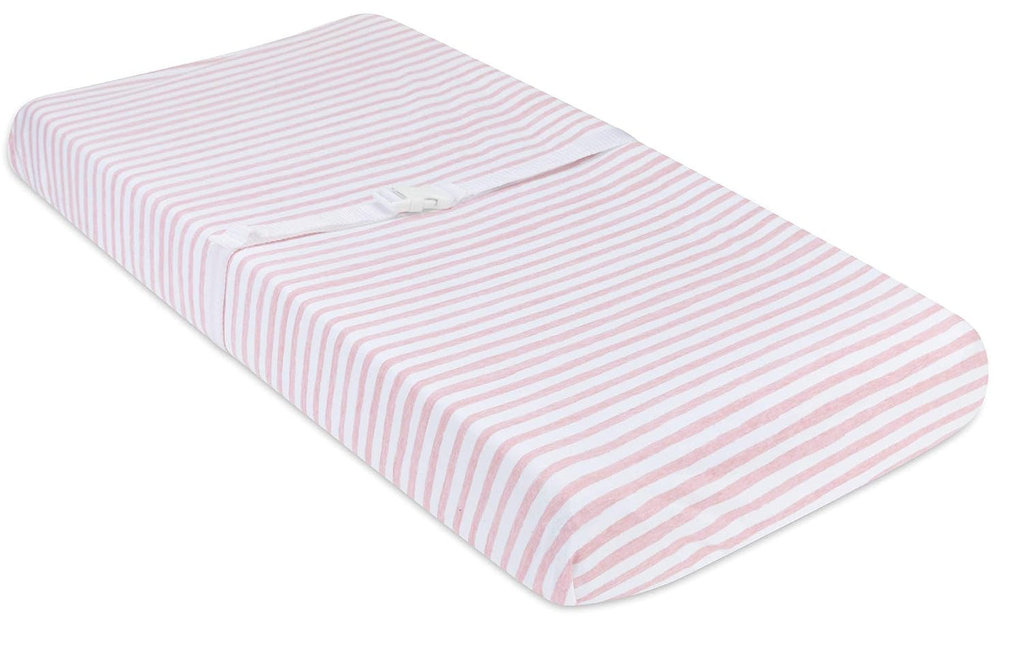 Ely'S & Co. Patent Pending Waterproof Changing Pad Cover Set | Cradle Sheet Set by Ely'S & Co No Need for Changing Pad Liner Mauve Pink Splash & Stripe 2 Pack for Baby Girl Baby Products Changing Table Pads & Covers Covers Diapering