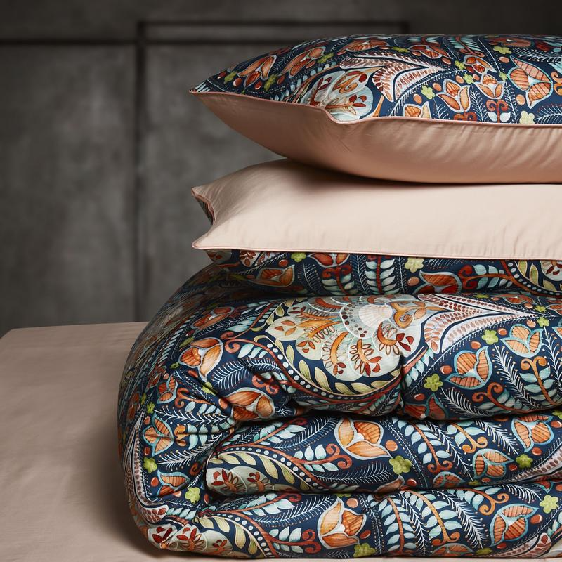 Alexandra Bohemian Paisley Egyptian Cotton Bedding Set