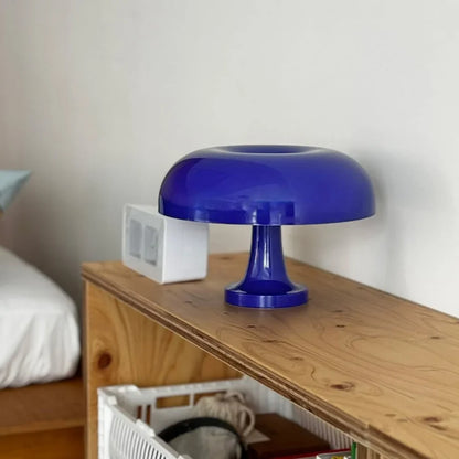 Retro Glossy Mushroom Accent Lamp
