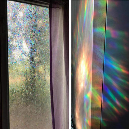 3D-Fensterfolie „Regenbogen“ 