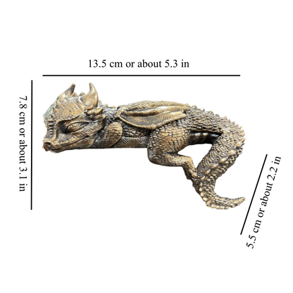 Sleepy™ | Dragon Bookshelf Decor