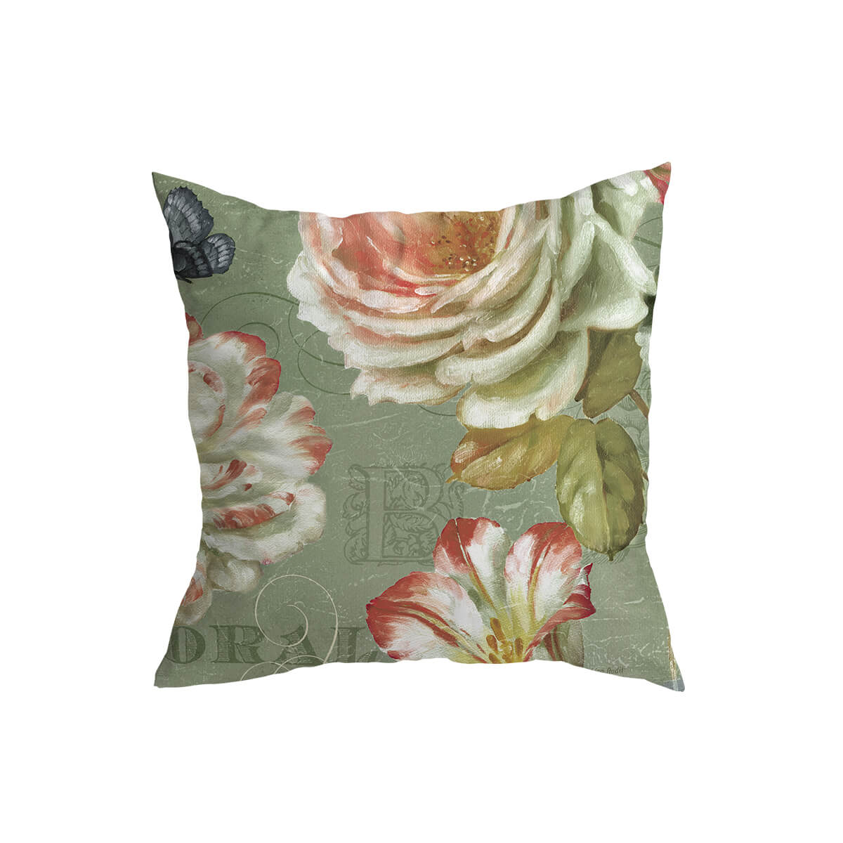 Vintage Spring Flowers Cushion Covers