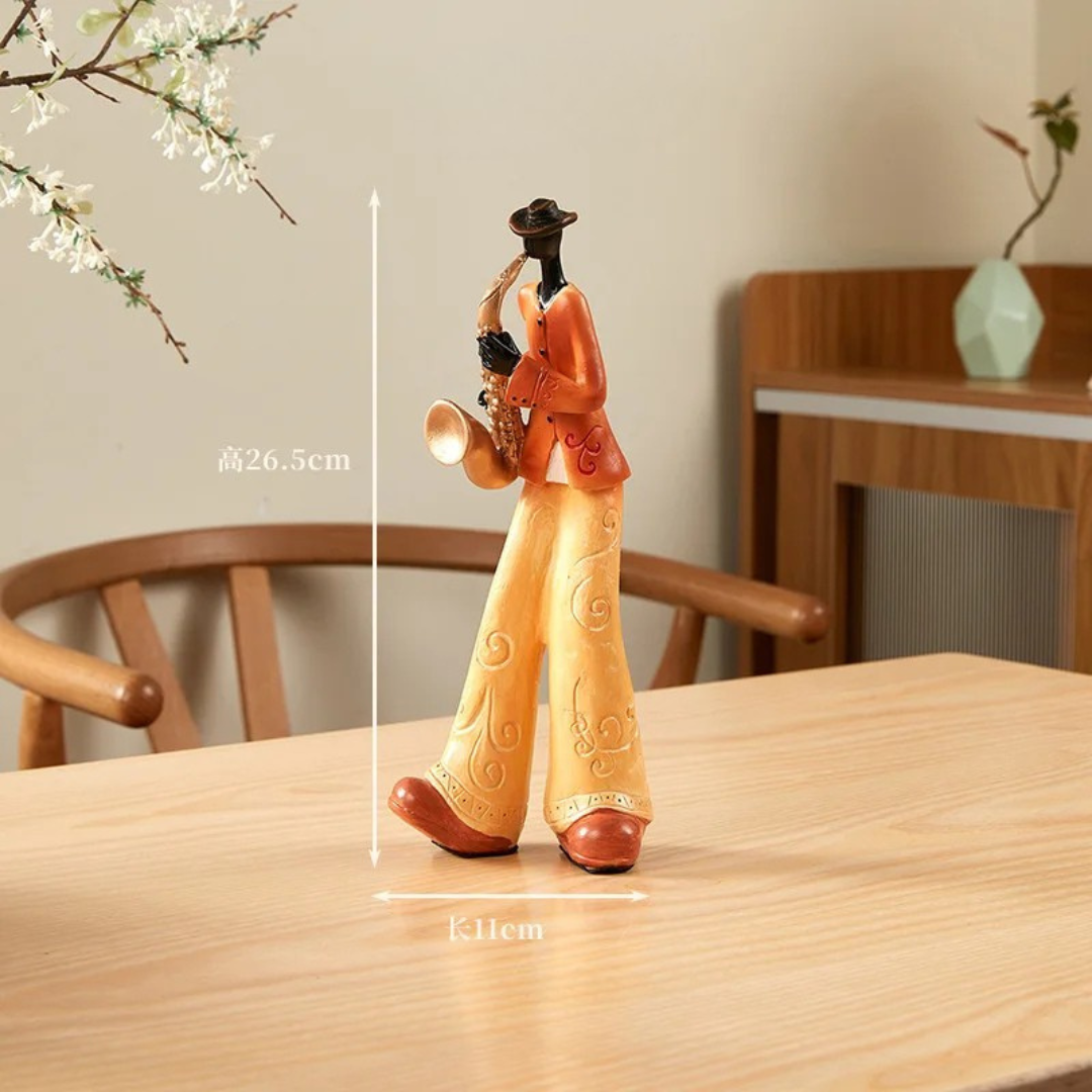 Musical Instrument Band Decor - Resin Living Room Sculpture Figurine Living Room Music music lover gift resin sculpture home decor Sculpture