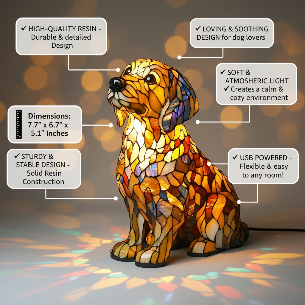 Lily, die spirituelle Golden-Retriever-Figur