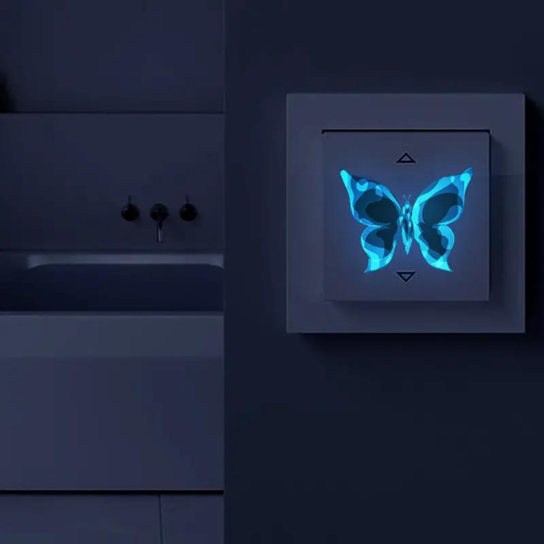 Glowing Butterflies Wall Stickers