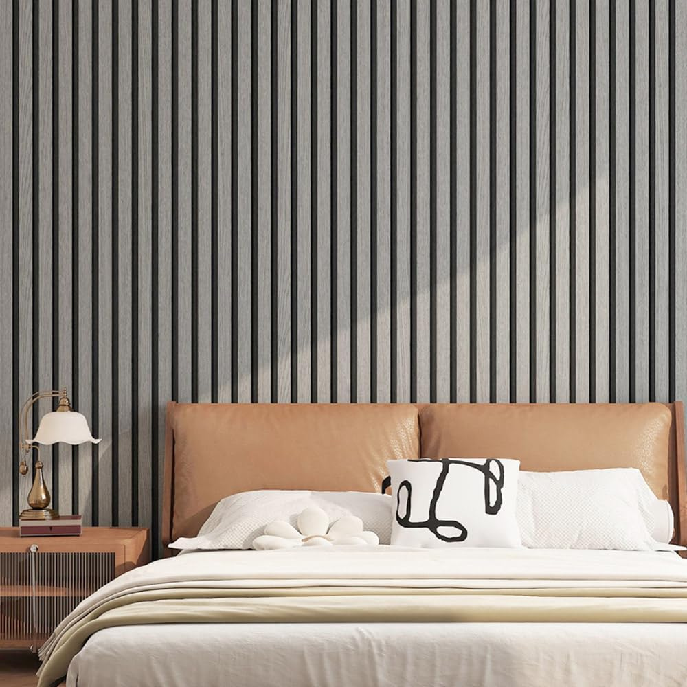 InstantStick™ | Wood Peelable Sticker Gray Khaki Products_Misc Products_Wall Decor Themes_Bedroom Themes_Modern Wall Decor