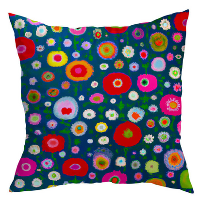 Abstract Bright Colored Cushion Covers