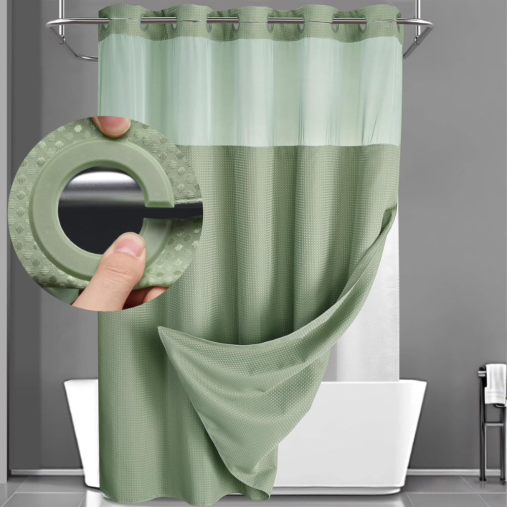 Rinova™ | No-Hook Shower Curtain