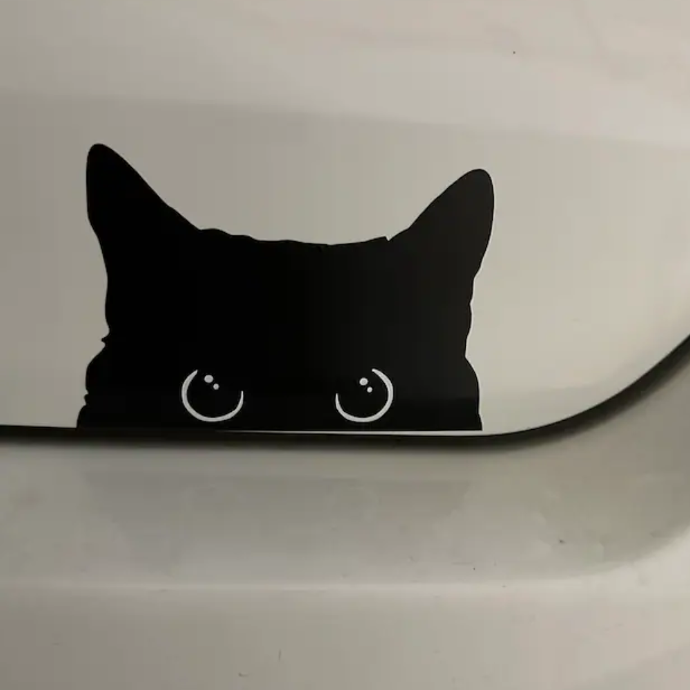 Sneaky Cat Sticker (BLACKLIST)