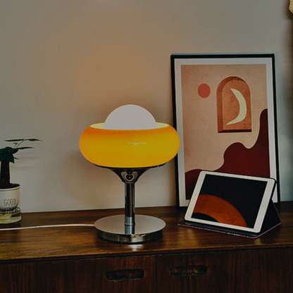 Vintage Egg Tart Lamp