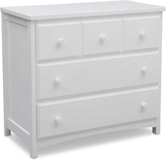 3 Drawer Dresser, Greenguard Gold Certified, Bianca White Bedroom Furniture Dressers Furniture Home & Kitchen