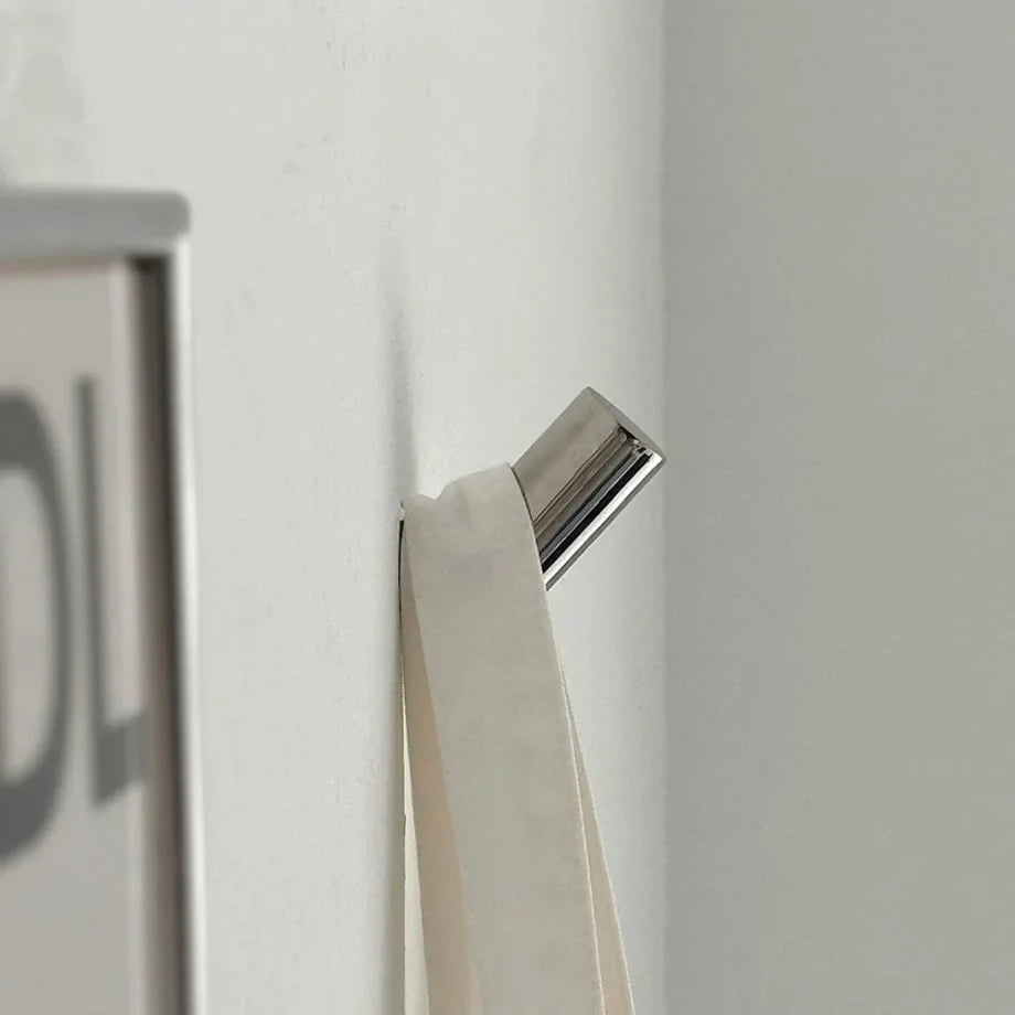 Polished Cylindrical Metal Wall Hook