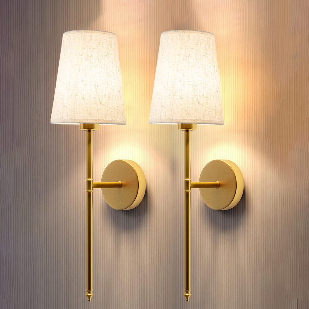 Wireless Fabric Wall Light(2 Packs)