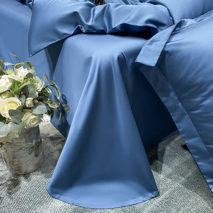 Neo Royal Blue Cotton Bedding Set
