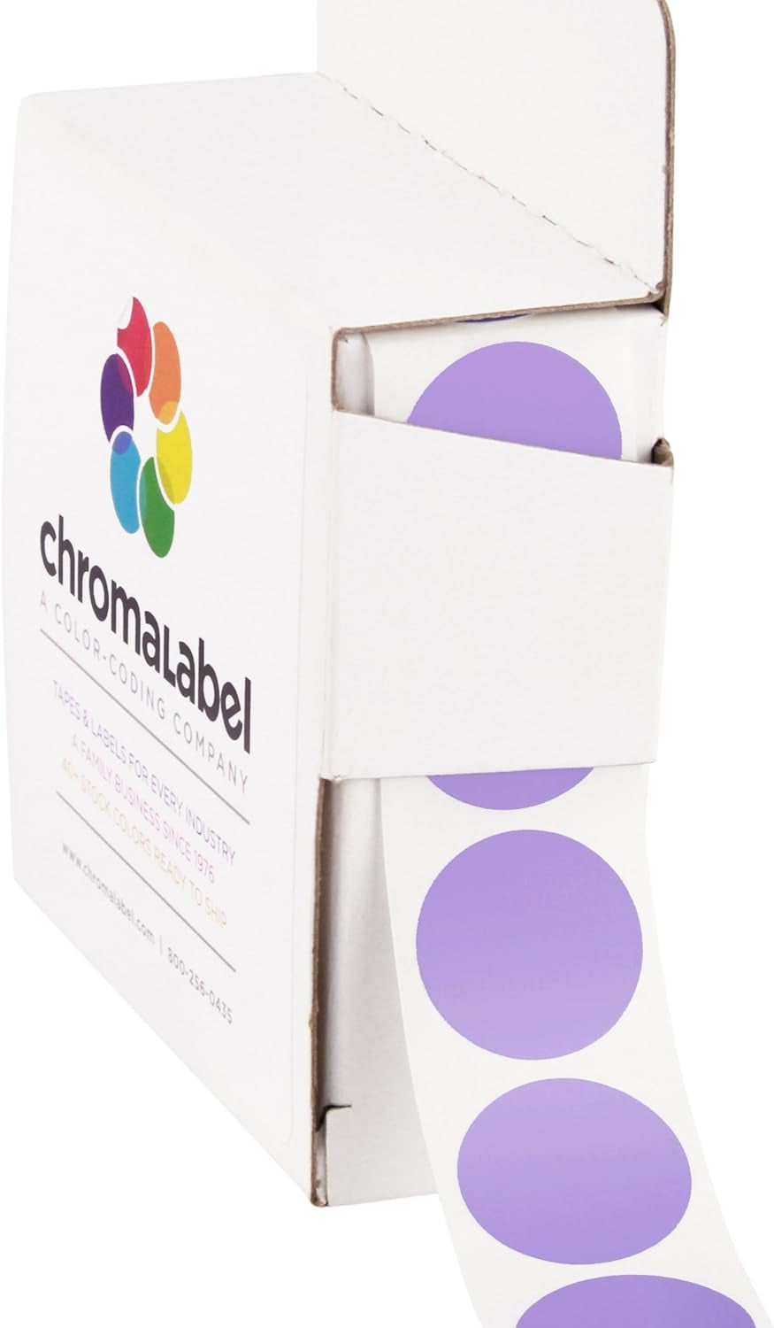 Chromalabel 0.75 Inch round Label Permanent Color Code Dot Stickers, 1000 Labels per Dispenser Box, Dark Blue Color-Coding Labels Indexes & Stamps Labels Labels & Stickers Office & School Supplies Office Products