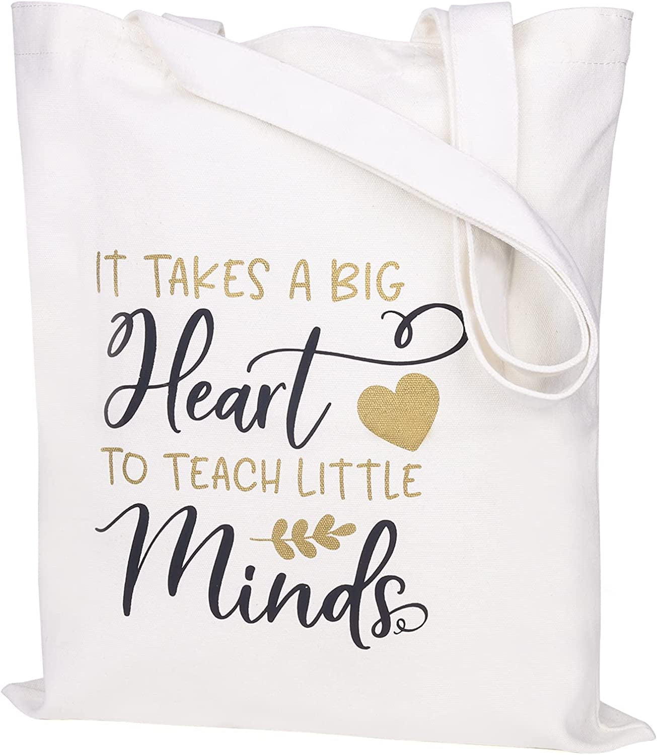 HNSHAG Teacher Appreciation Gifts - Teachers Tote Bag Canvas for Women - Teachers Bags Home & Kitchen Kitchen & Dining Luggage & Bags Reusable Grocery Bags Shopping Totes Storage & Organization Travel & To-Go Food Containers