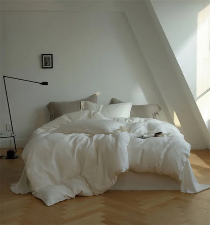 Silky Soft Tie Closure Tencel Bedding Set