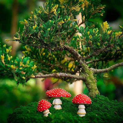 3pcs Fairy Mini Mushroom Solar Lights