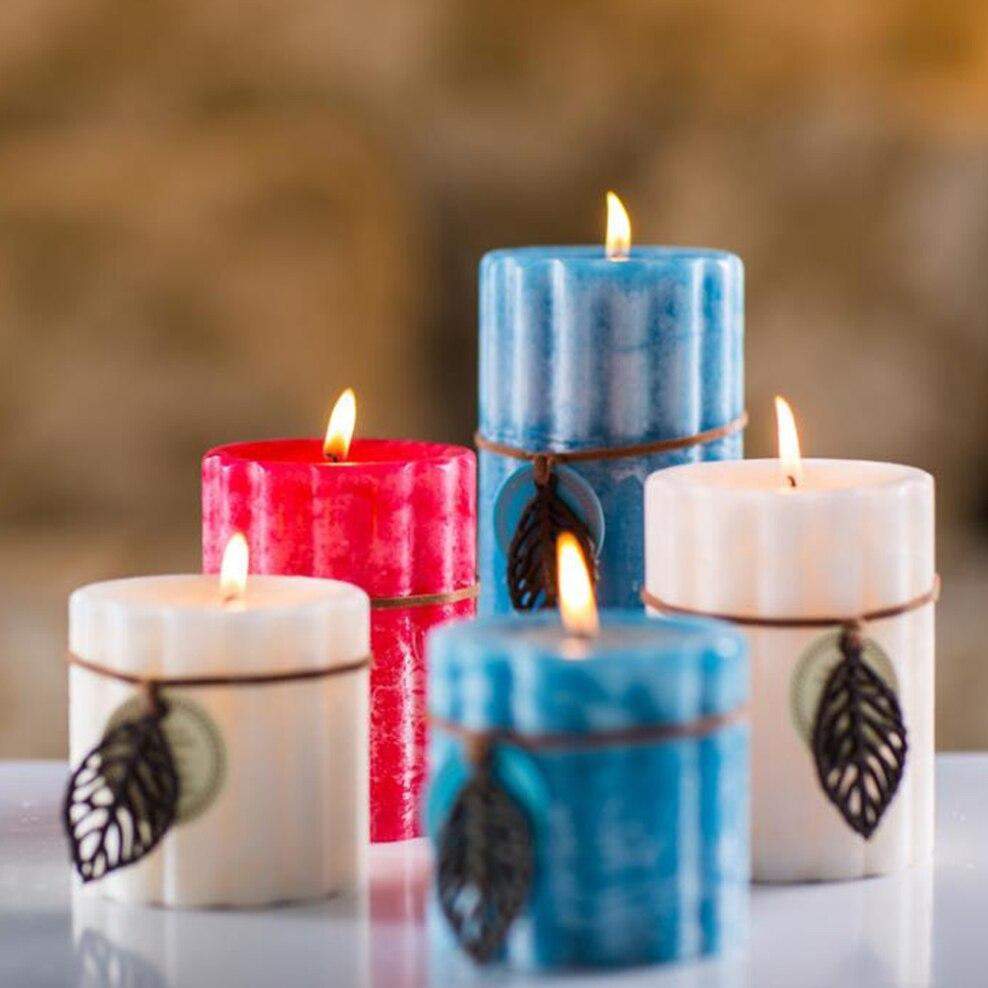 3 unidades/conjunto de velas perfumadas com óleo essencial