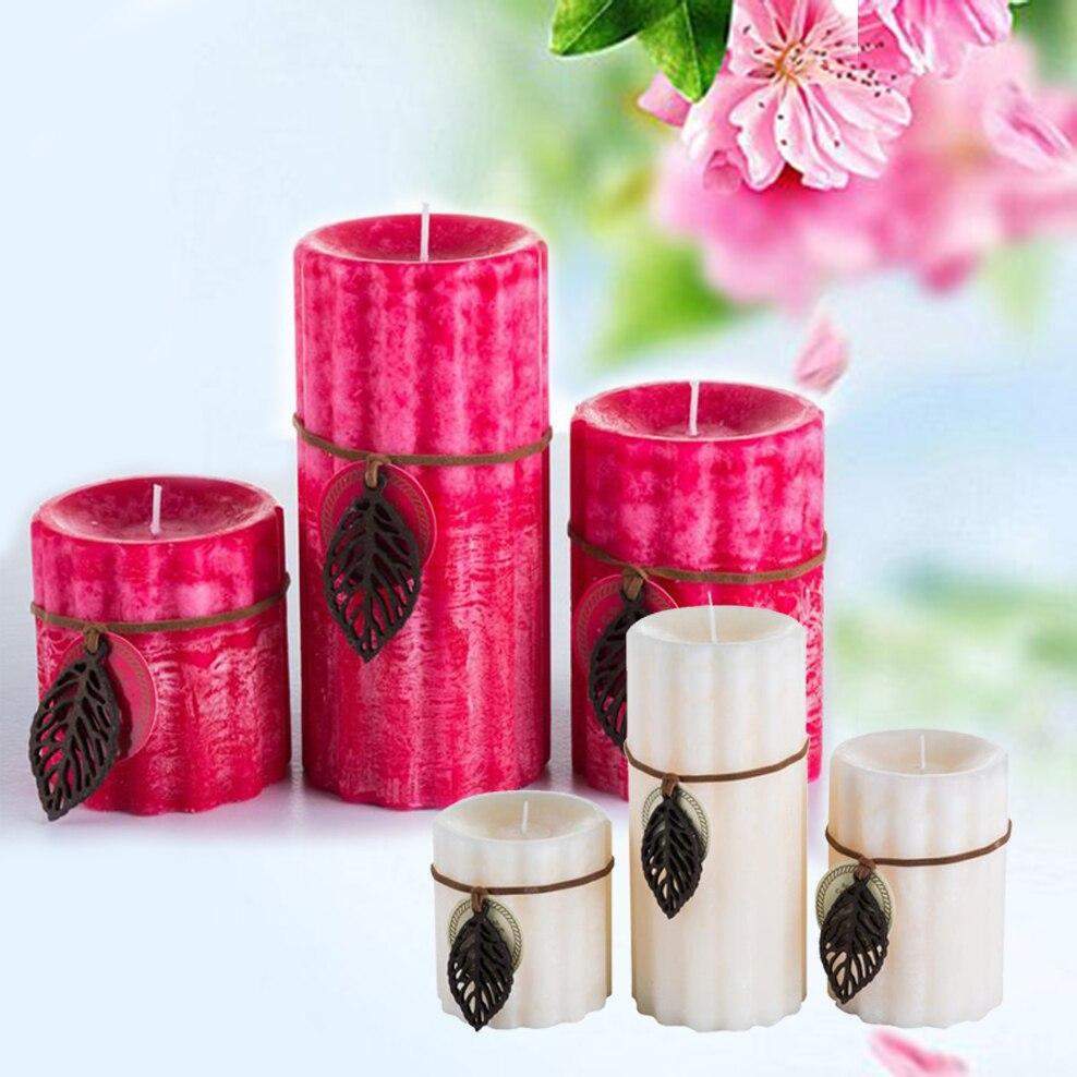 3 unidades/conjunto de velas perfumadas com óleo essencial