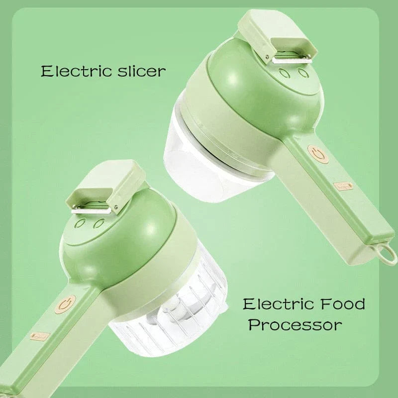 4 In 1 Handheld Electric Vegetable Cutter