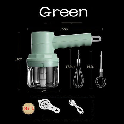 4 In 1 Handheld Electric Vegetable Cutter