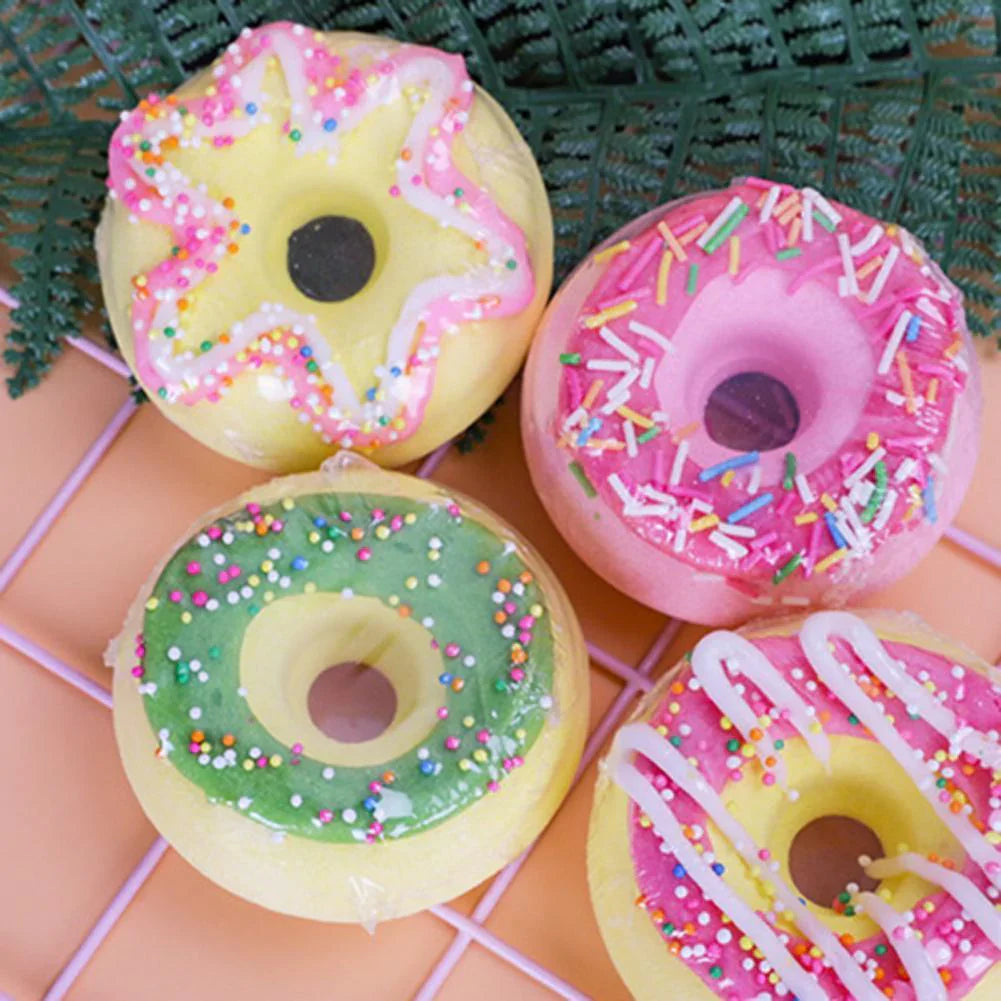 Conjunto de presente de bombas de banho de donut de 4 unidades