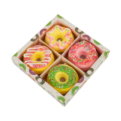 Set de regalo de 4 bombas de baño tipo donut