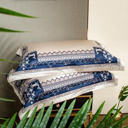 Giorgio Luxury Embroidered Tassel Bedding Set