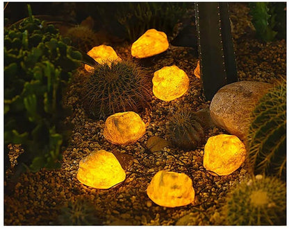 4-in-1 LED Solar Stone