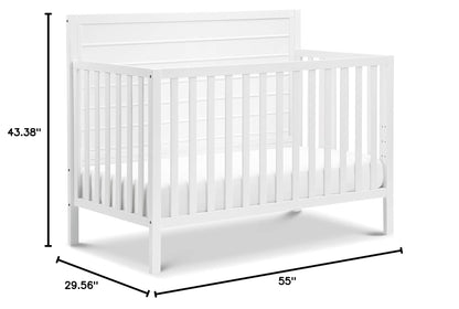 Carter'S by Davinci Morgan 4-In-1 Convertible Crib in White, Greenguard Gold Certified Baby Products Convertible Cribs Furniture Infant & Toddler Beds Nursery