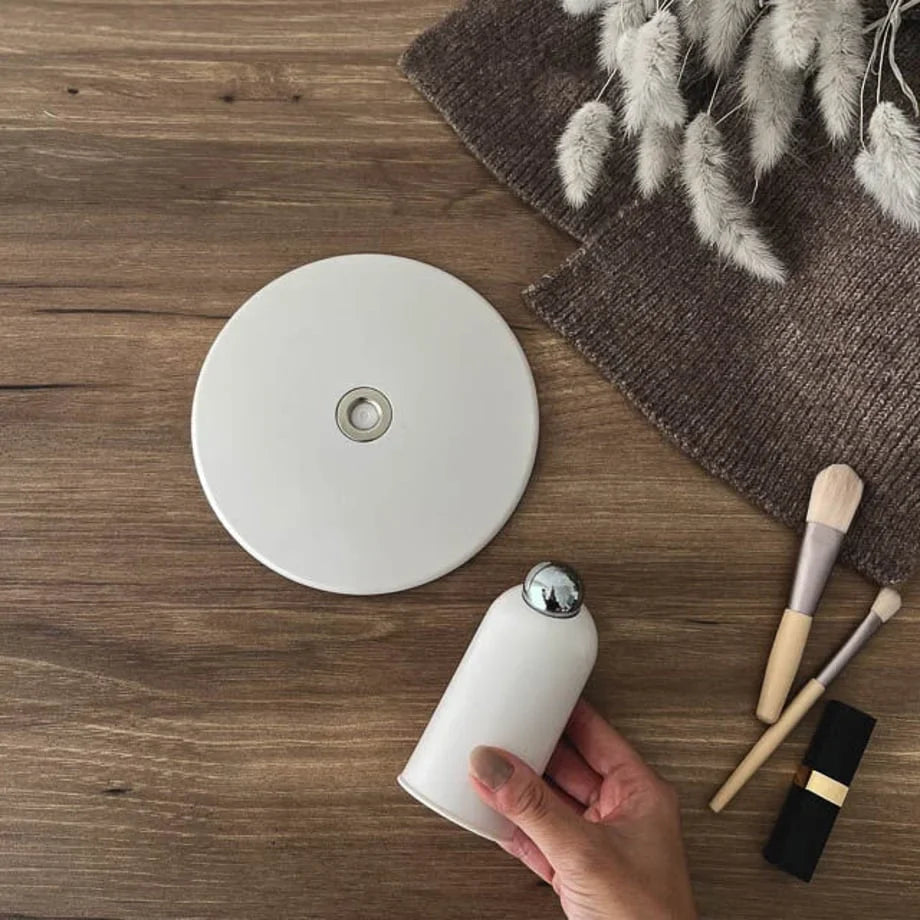 Sleek Minimalist 360° Rotating Desktop Mirror