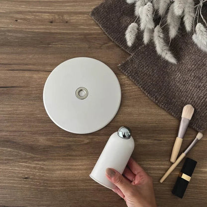 Sleek Minimalist 360° Rotating Desktop Mirror