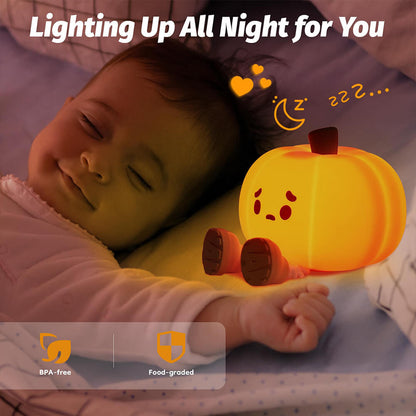 Halloween Silicone Pumpkin Pat Light