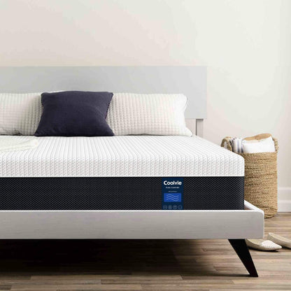 Coolvie 10 Inch Twin XL Mattress, Cool Memory Foam Mattress, Motion Isolation Pocket Innerspring Hybrid Mattress in a Box, More Supportive, 100-Night Trial, 10 Year Support Bedroom Furniture Furniture Home & Kitchen Mattresses Mattresses & Box Springs