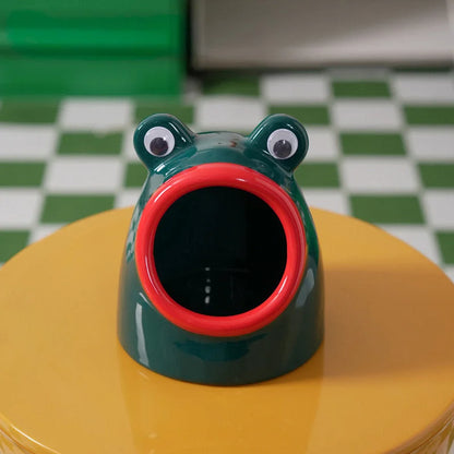 Glossy Googly Eye Frog Ceramic Catchall Tray