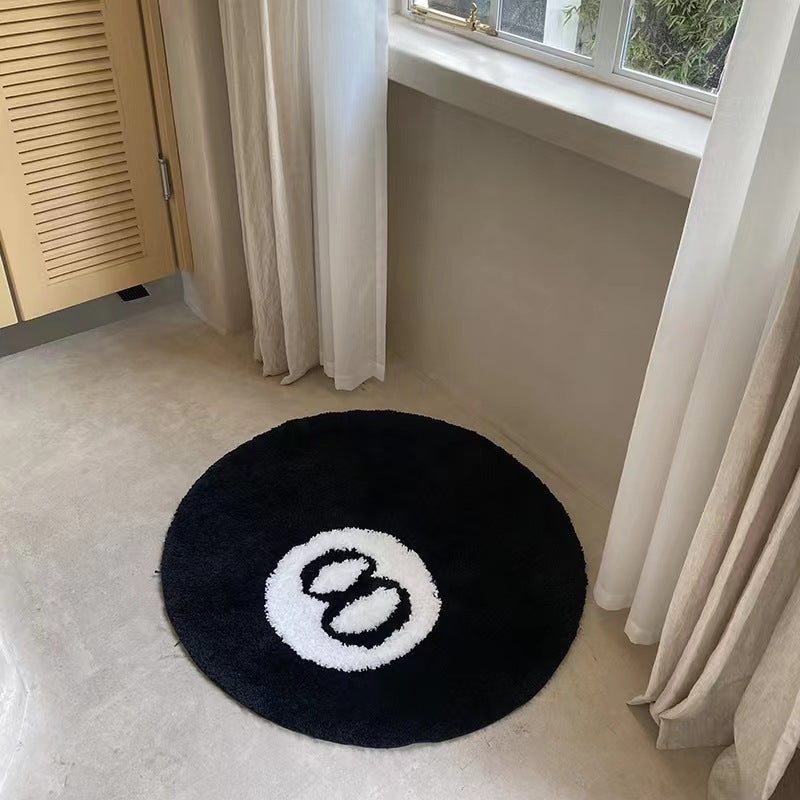 The 8 Ball Accent Rug accent rug round rug