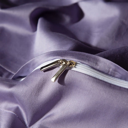 Lakibia Purple Silky Soft Egyptian Cotton Bedding Set