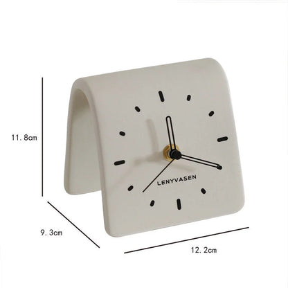 Matte Arch Ceramic Table Clock