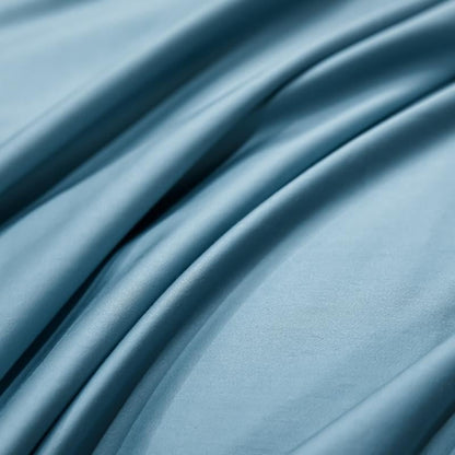 Neo Sky Blue Silky Cotton Bedding Set