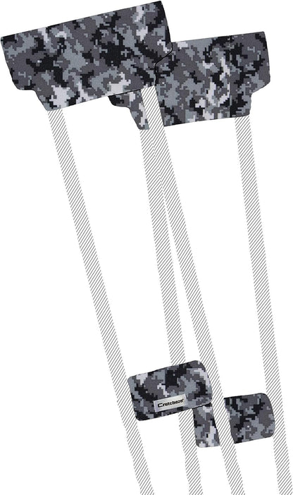 Crutcheze Premium USA Made Crutch Pad and Hand Grip Covers | Comfortable Underarm Padding Washable Breathable Moisture Wicking Odor Reducing- Accessories for Adult & Youth Crutches (Black) Canes Crutch Accessories Crutch Pads Crutches & Accessories Medical Supplies & Equipment Mobility & Daily Living Aids Mobility Aids & Equipment