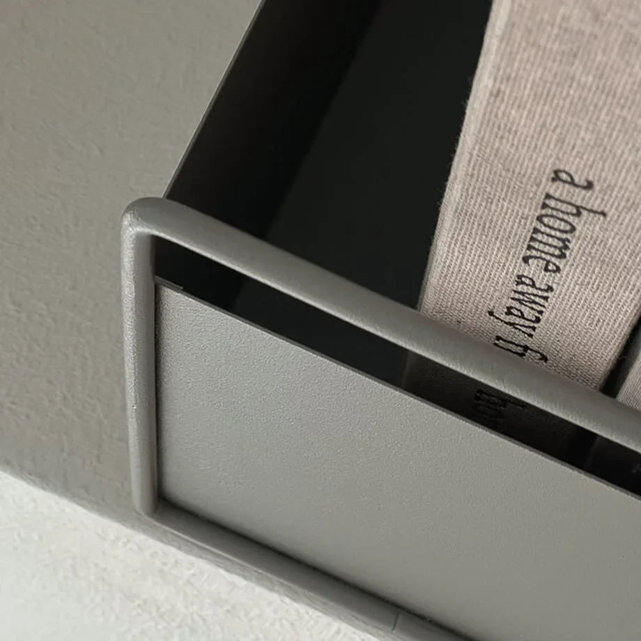Matte Metal Minimalist Desktop Organizer