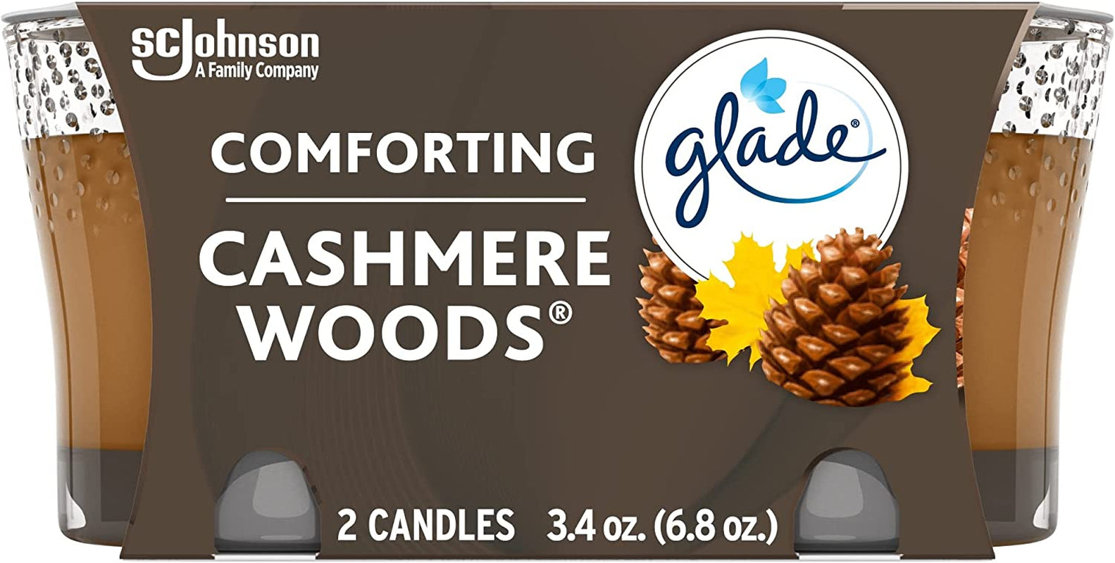 Glade Candle Jar, Air Freshener, Hawaiian Breeze, 3.4 Oz, 2 Count Candles Candles & Holders Home & Kitchen Home Décor Products Jar Candles