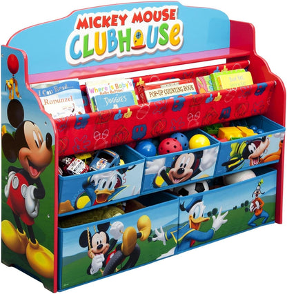 Deluxe Book & Toy Organizer, Disney Mickey Mouse Baby Products Furniture Nursery Storage & Organization Toy Chests & Organizers