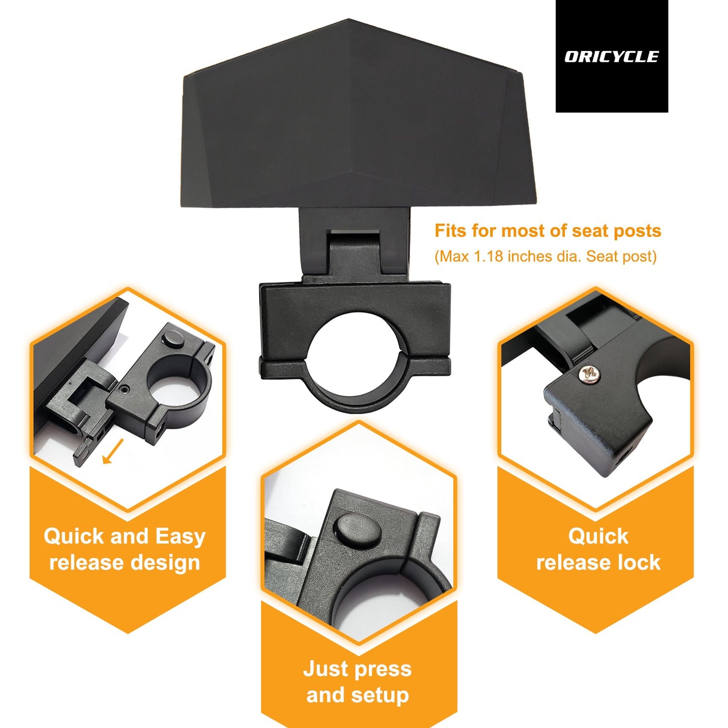 Oricycle C2 Rechargeable Bike Tail Light LED