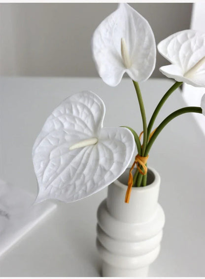 4Pcs Artificial Anthurium